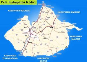 Karena kota kediri sudah menjadi kotamadya, maka ibukota kabupaten kediri dipindahkan ke kota pare. Peta Kabupaten Kediri, Jawa Timur Lengkap Gambar HD