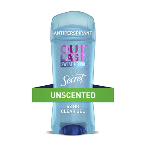 Secret Outlast Clear Gel Antiperspirant Deodorant For Women Unscented 3