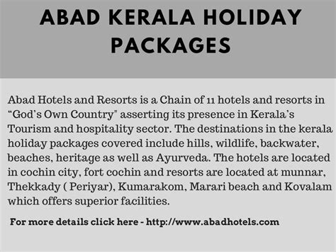 Abad Kerala Tour Packages Kerala Holiday Packages Honeymoon Packages