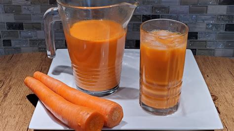 Jamaican Style Carrot Juice Carrot Juice Recipe Channescooking Youtube