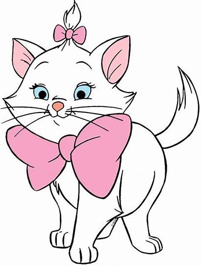 Aristocats Marie Disney Clip Cat Clipart Bow