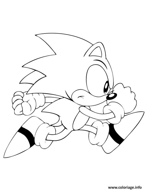 Coloriage Sonic 122 Dessin Sonic à Imprimer