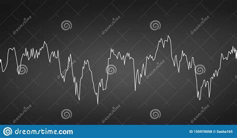 Abstract Financial Graph With Uptrend Line And Bar Chart