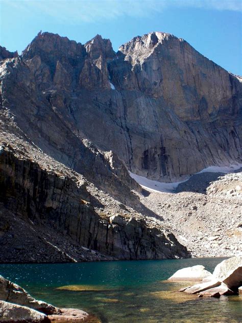 Chasm Lake Beneath Longs Peaks East Face Photos Diagrams And Topos