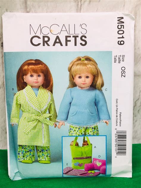 Mccalls Crafts Doll Clothes Pattern Mercari Doll Clothes Doll Clothes American Girl 18