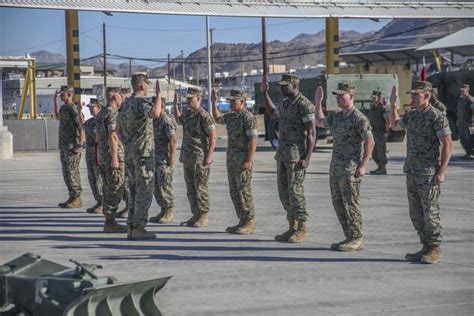 311 Stands Together For Re Enlistment Marine Corps Air Ground Combat