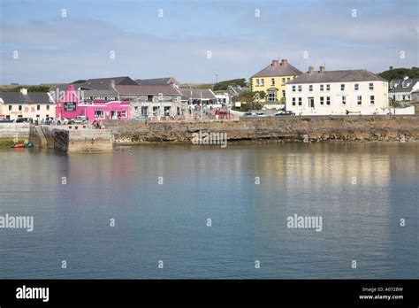 Kilronan Harbour And Village Aran Islands Inishmore County Clare