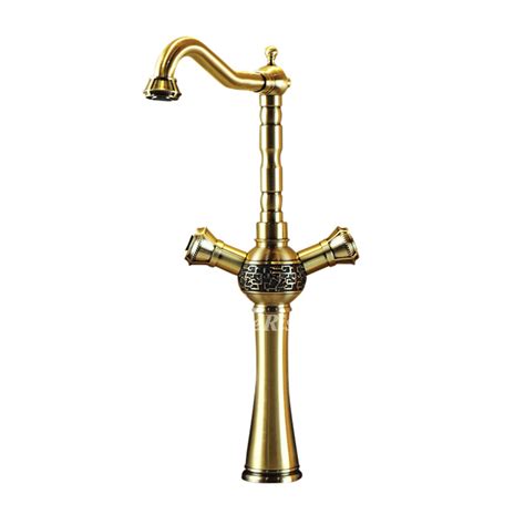 Designer bathroom faucets along with the huge choice of sinks, bath fixtures and bath furniture, we offer our collectiong of designer bathroom faucets as well. Designer Bathroom Faucet 2 Handle Carved Gold Antique ...