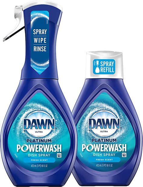Dawn Platinum Powerwash Dish Spray Dish Soap Fresh Scent 1 Starter