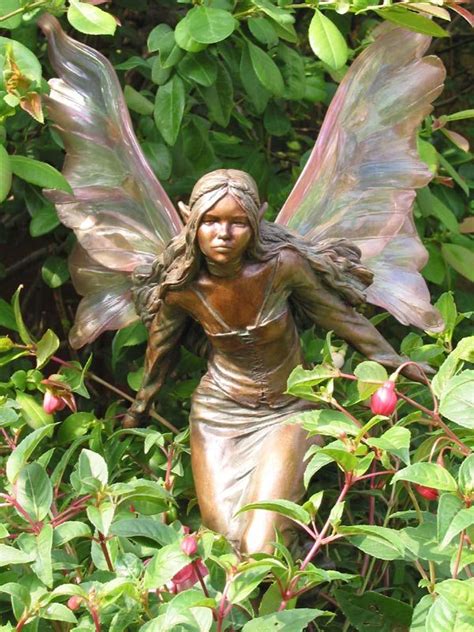Amazing Fairy For The Garden Fairy Statues Fairy Garden Fairy Art