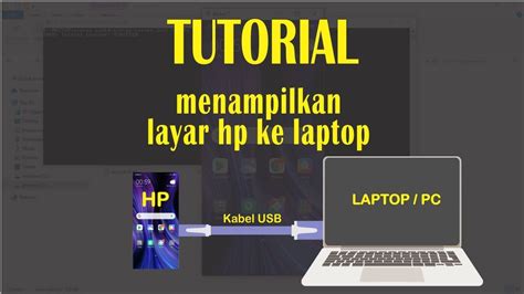 Menampilkan Layar HP Ke Laptop Bahasa Indonesia YouTube