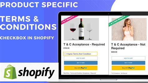 How To Set Up Product Specific Terms And Conditions Checkbox In Shopify