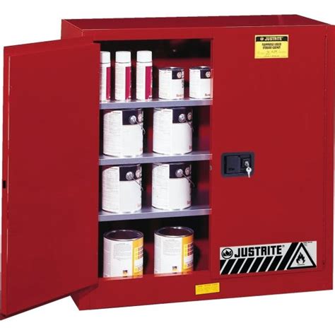 Justrite 12 Gallon Sure Grip Ex Flammable Liquid Storage Cabinet