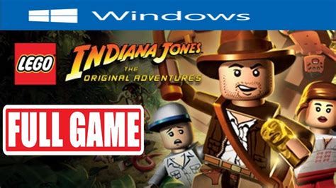 Lego Indiana Jones The Original Adventures Full Game Pc Gameplay