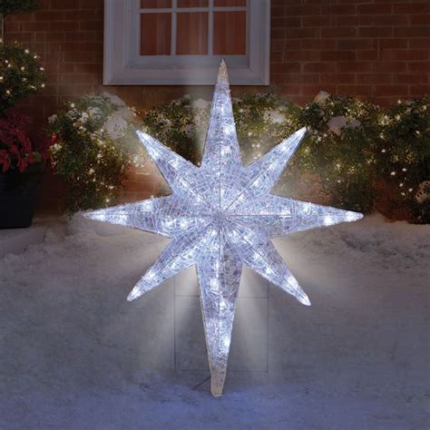 Fascinating christmas lights to brighten up your house christmas. The Prismatic Star Of Bethlehem Light Show - Hammacher ...