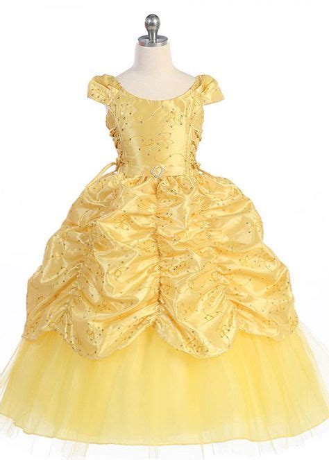 Yellow Gorgeous Princess Girl Dress Cinderella Dresses Flower Girl