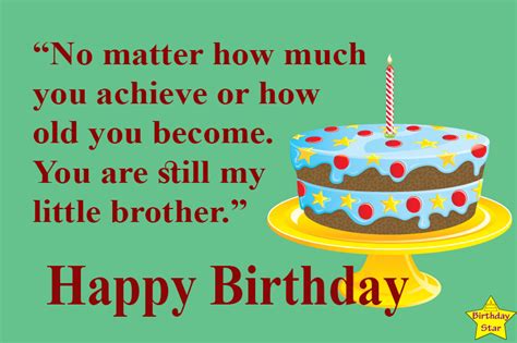 Quotes for brother day for younger brother. Awesome Happy Birthday Quotes for Younger Brother