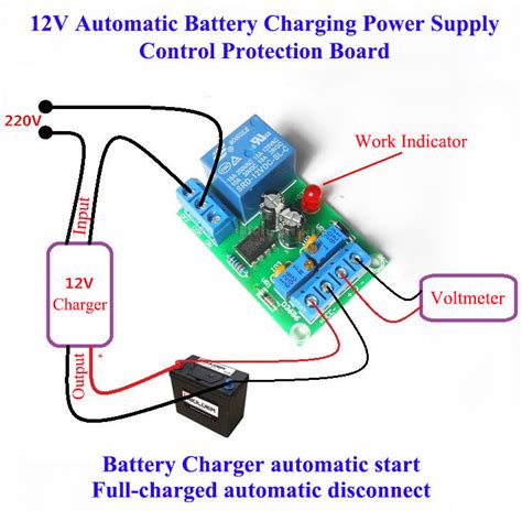 Wherever a high power 12 volt battery charger is used, for example in in audio displays, demo & show vehicles marine & recreational vehicles; 12v Battery Auto Charging Control Protection Board ...