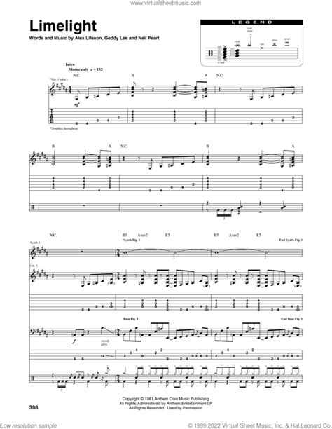 Limelight Sheet Music For Chamber Ensemble Transcribed Score