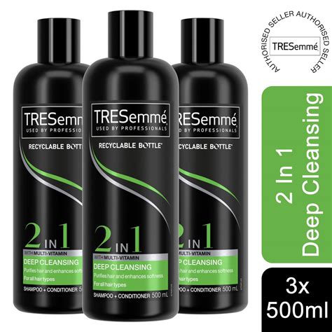 1x Or 3x Tresemme Cleanse And Renew 2 In 1 Shampooconditioner 500ml Or