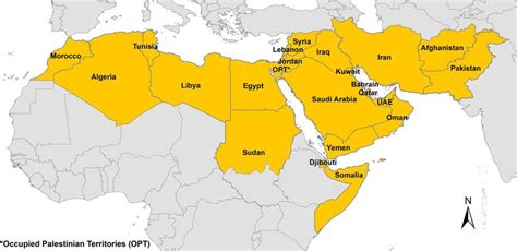 Map Of North Africa And The Middle East Asia Africa Map