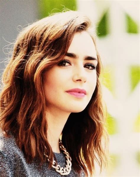 Lily Collins Makeup Super Simple Pretty And Cuute Love Her