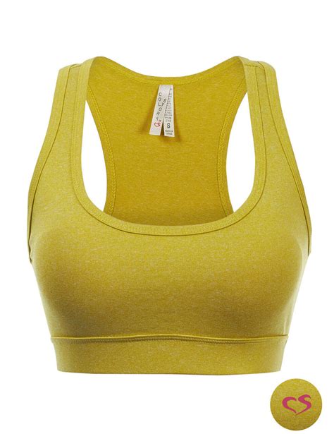 Womens Solid Color Padded Sports Bra Seamless Racerback Workout Yoga Crop Top Ebay