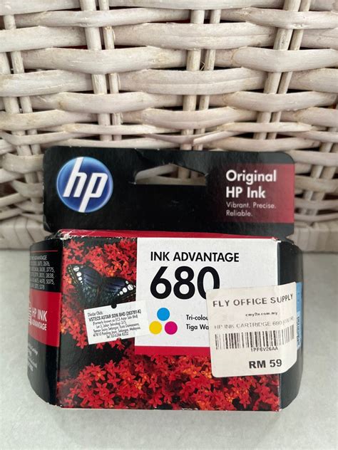 Hp 680 Tri Color Original Ink Advantage Cartridge Computers And Tech