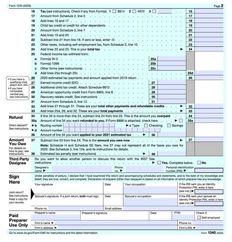 These instructions don't match up. IRS Releases Form 1040 For 2020 (Spoiler Alert: Still Not A Postcard) - Global Financial Tips