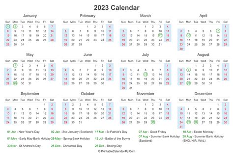 Calendar 2023 Uk Free Printable Pdf Templates 2023 United Kingdom Vrogue