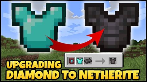 How To Upgrade Diamond To Netherite In Minecraft 120 Youtube
