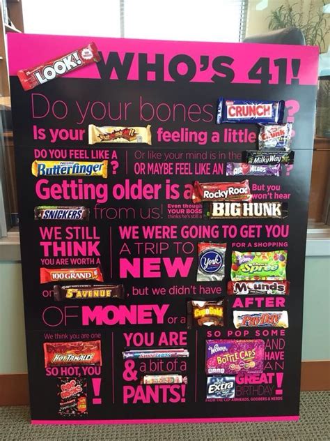 60th birthday posters with candy for candy bars candy birthday cards birthday candy posters