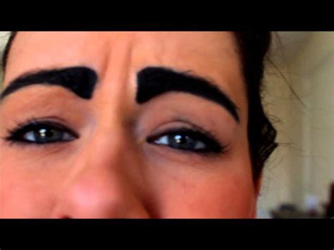 Choose a formula that you prefer and are comfortable. how NOT to do your eyebrows - YouTube