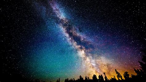 Beautiful Night Sky And Stars Photography Wallpaper Download 3840x2160