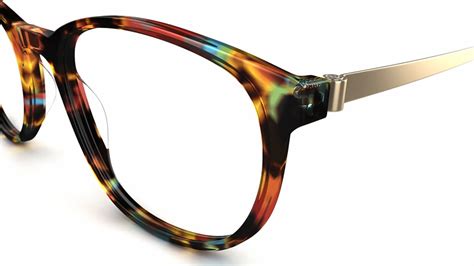 Specsavers Womens Glasses J Titanium 01 Tortoiseshell Oval Plastic