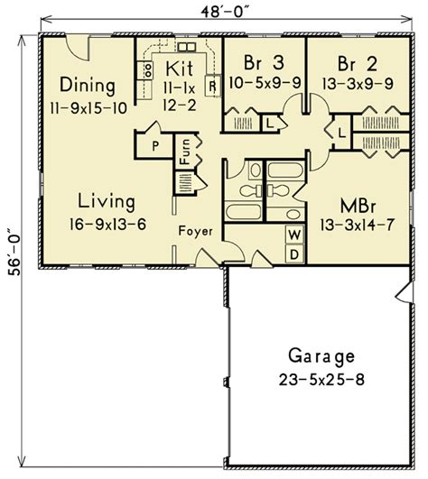 Duplex house plans split building space between two homes. L-Shaped Ranch With Many Amenities - 57052HA ...