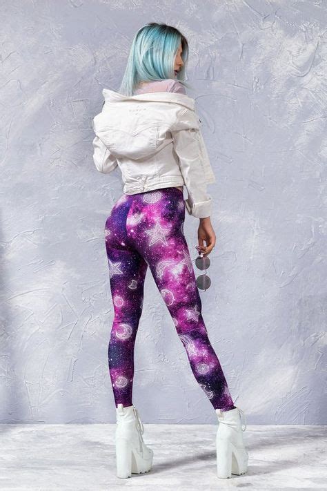 Purple Galaxy Leggings Outfit
