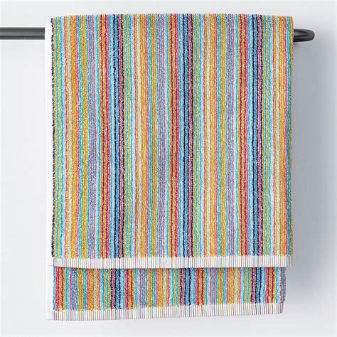Colorful Striped Bath Towels