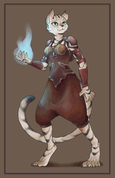 Magic Tabaxi By Deiface On Deviantart Dungeons And Dragons Characters