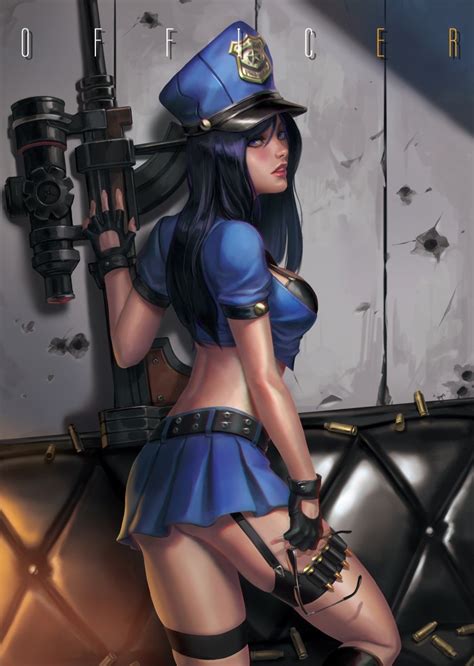 Officer Caitlyn Wallpapers And Fan Arts League Of Legends Lol Stats