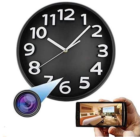 spy hidden wall clock camera hd 1080p wifi camera wall clock etsy