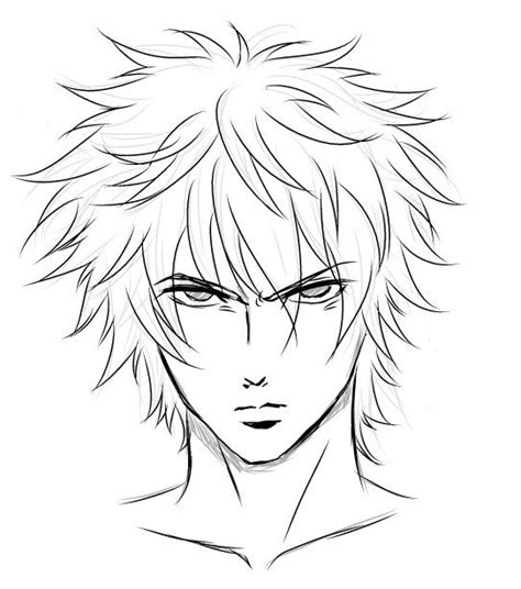 Angry Manga Face Angry Anime Face Anime Male Face Male Face Drawing