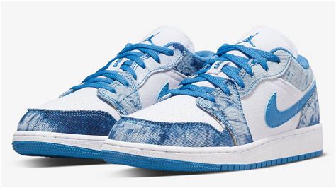 Air Jordan 1 Low Gs Washed Denim Where To Buy Dm8947 100 The Sole