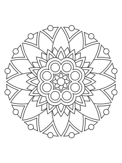 Download free coloring pages for adults that you can print out. Simple mandala coloring pages for adults. Free Printable ...
