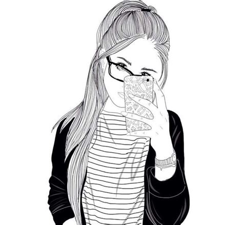 Hipster Girl Drawing Tumblr Free Download On Clipartmag