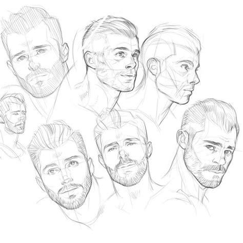 How To Draw Male Face Shapes Tumblr Blumer Sevours57