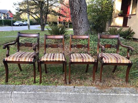 Dining Room Chairs x 4 (Mahogany?) Oak Bay, Victoria