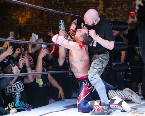 David Arquette vs. Nick Gage deathmatch photos - Cageside Seats