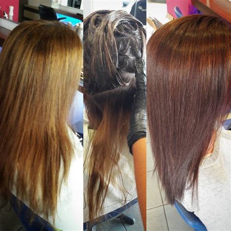 See full list on wikihow.com Color correction... this client had her hair bleached but ...