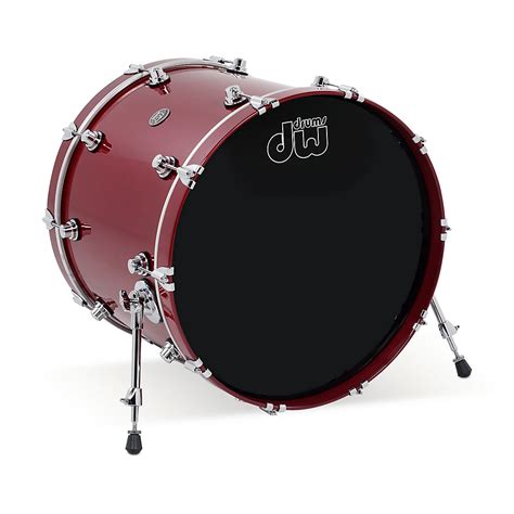 Dw Performance Series Bass Drum Candy Apple Lacquer 18×22 Yakinti